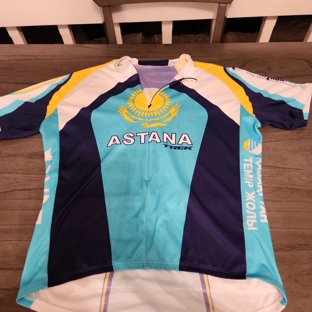 Kids Cycling Jersey - Blue and Yellow